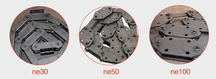 板鏈鏈條展示：ne30，ne50，ne100等